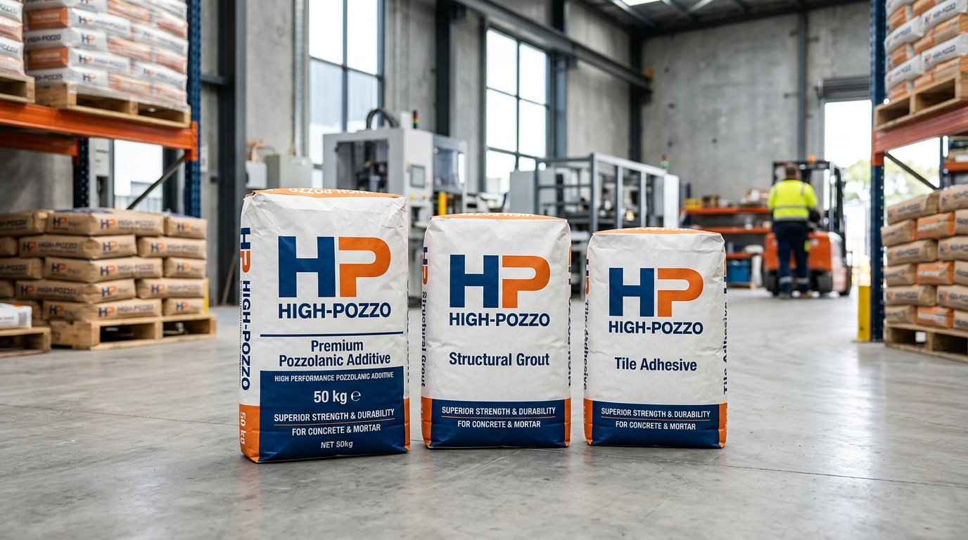 High-Pozzo Pozzolanic Admixture for Concrete Durability