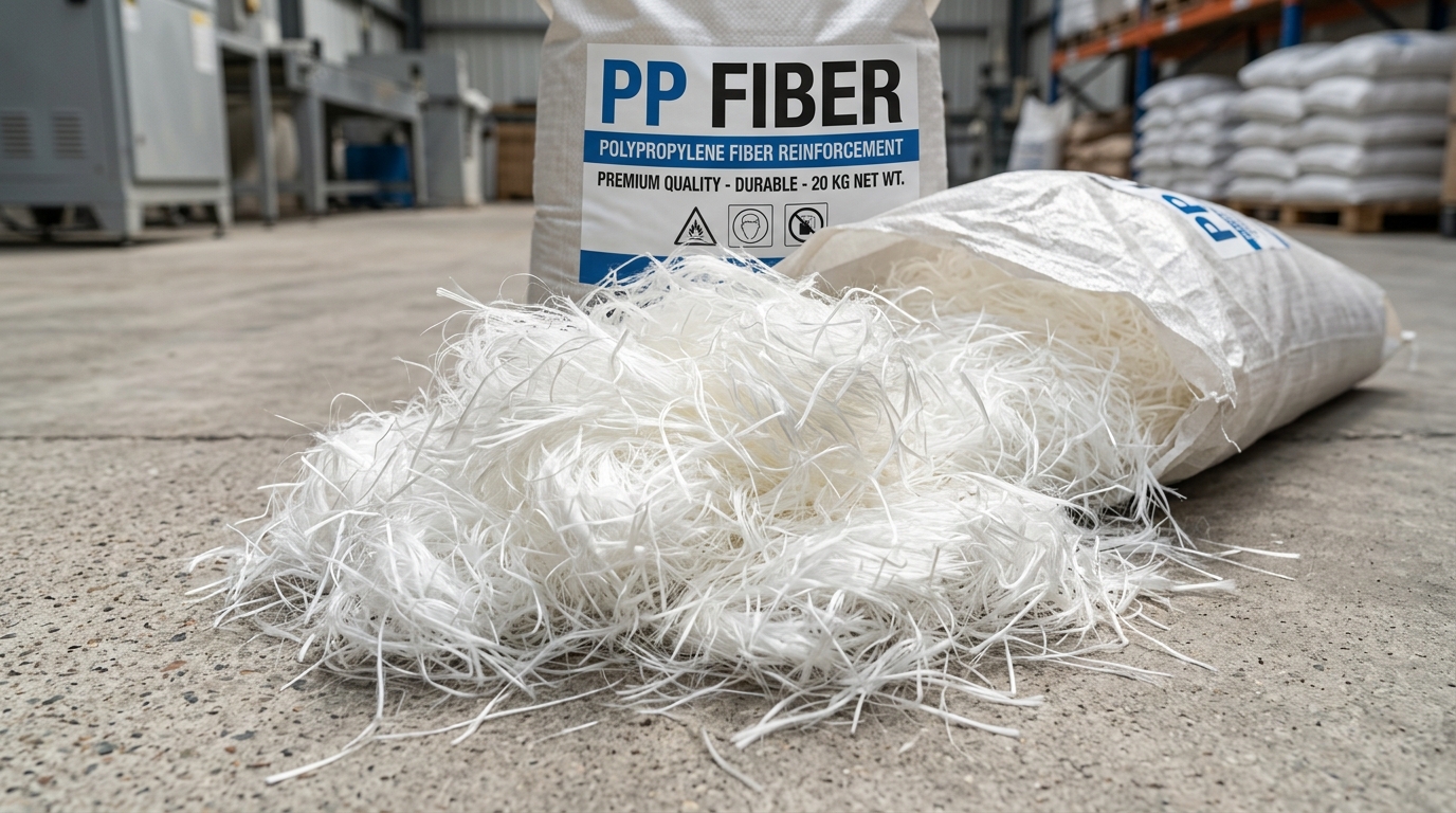 PP Fiber Polypropylene Concrete Reinforcement Fibers